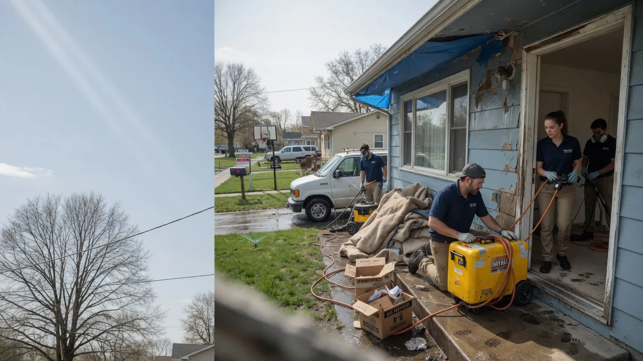 Basement Flood Cleanup in Centerville, IA near me